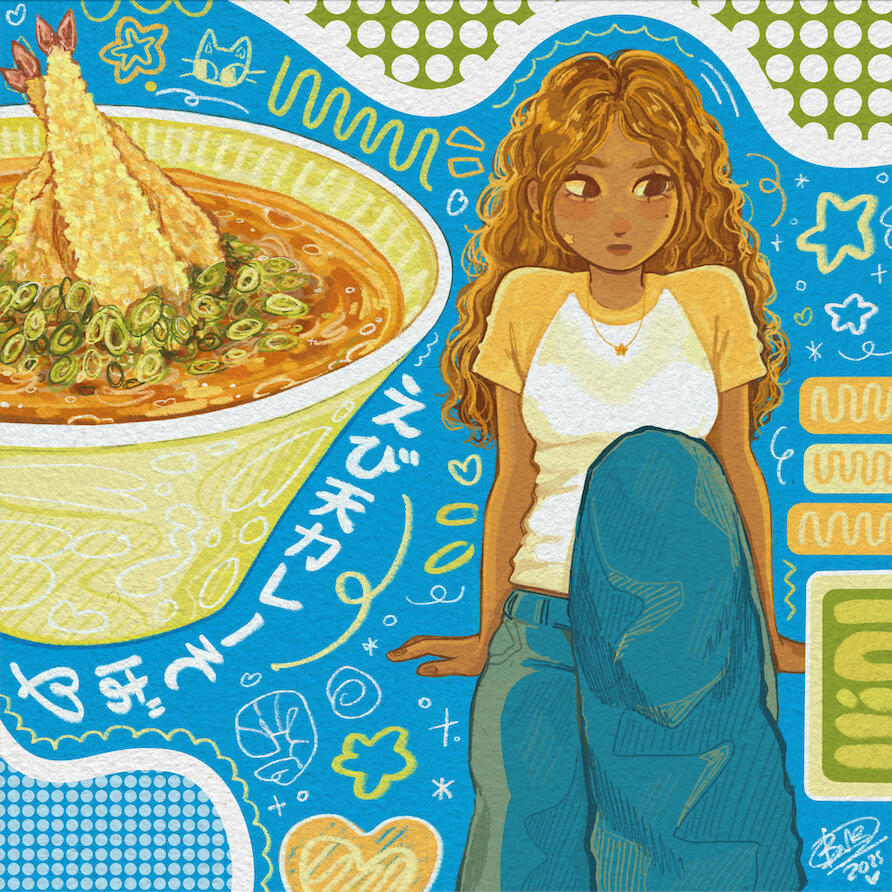 tempura curry soba