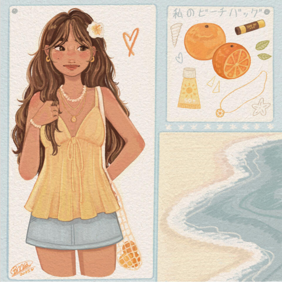 beach girl