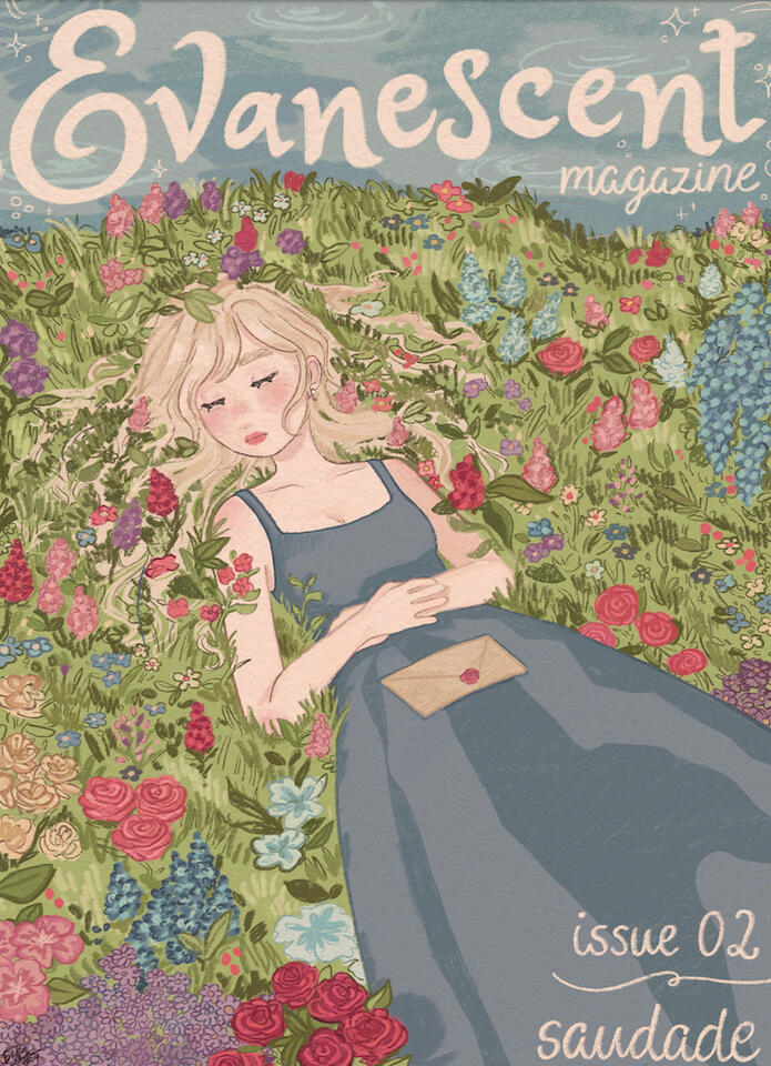 evanescent magazine issue 02 saudade winner and cover